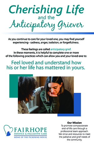 Cherishing Life and the Anticipatory Griever Cover